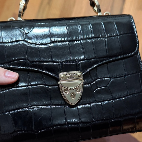 Aspinal of London Midi Mayfair purse with strap. Brand new condition! - Picture 12 of 12